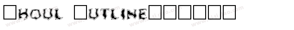 Ghoul Outline字体转换